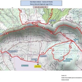 Nuova rete di sentieri intorno al lago di Vico