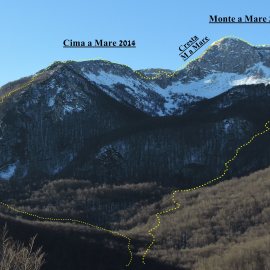 Sulla cresta di Monte a Mare