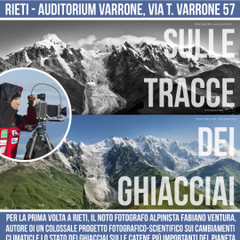 “Sulle tracce dei ghiacciai” a Rieti