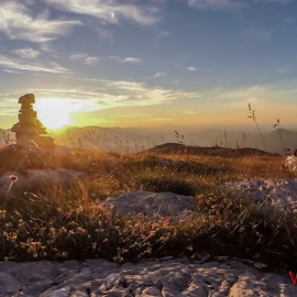 Tramonto sulla Montagna dei Fiori, un video di Luigi Nespeca