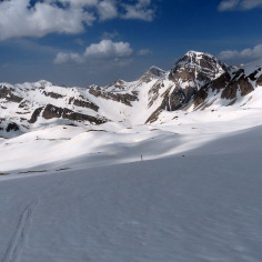 le vette intorno a campo pericoli