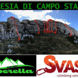 Nuova falesia a Campo Staffi