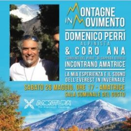 Domenico Perri e il coro ANA di Sappada ad Amatrice per “Montagne in movimento”